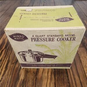 Vintage Mirro-matic Pressure Cooker NIB Coney Island NY Cookware